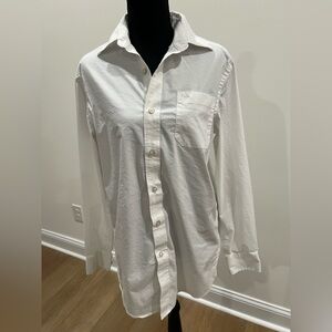 Southern Tide Classic White Soft Button Down Shirt Small